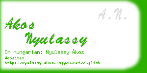 akos nyulassy business card